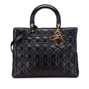 Pre Loved dior Women Black Satchel